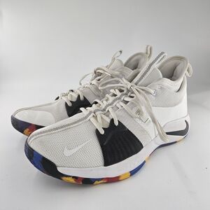 Nike PG 2 NCAA Tournament White Black Men's Basketball Shoes Size 12 VGUC